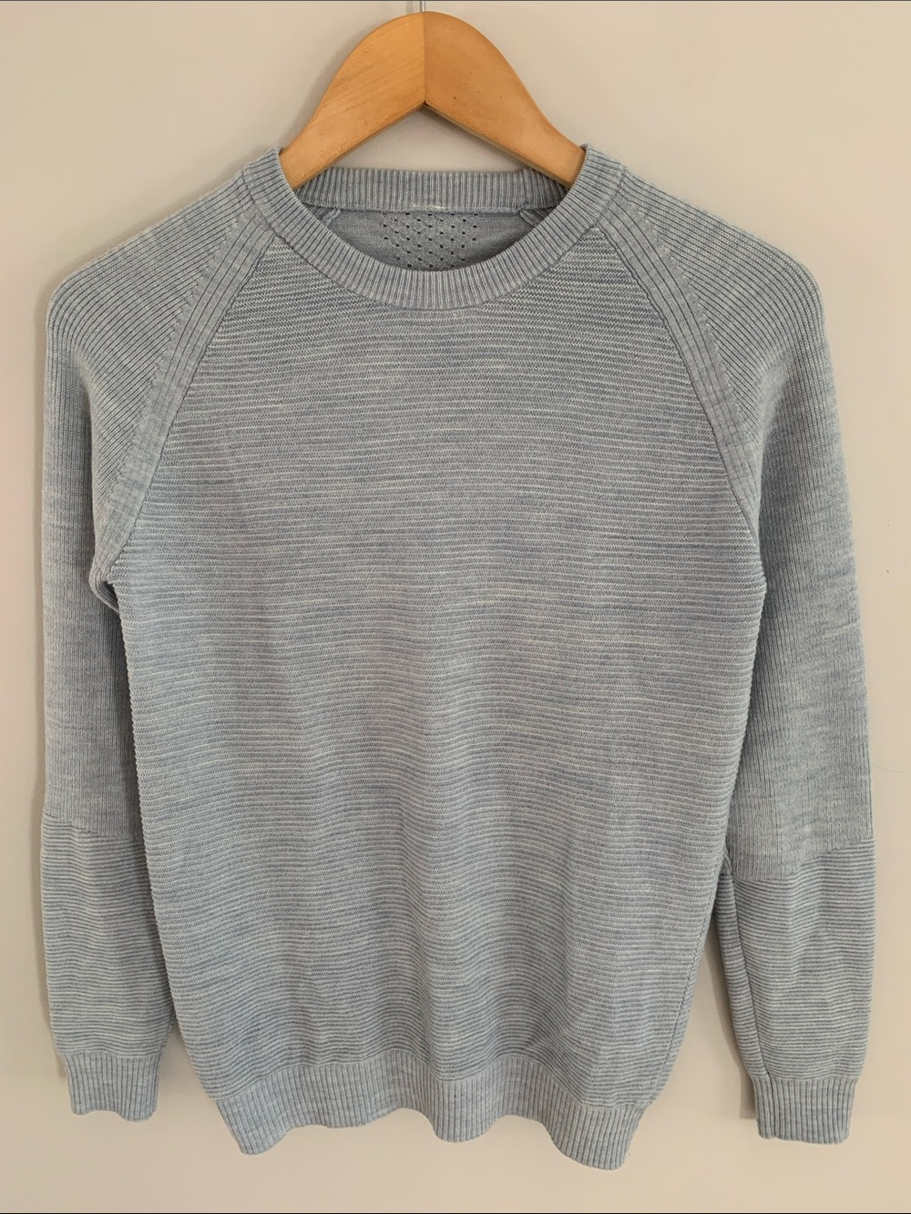 Lululemon Simply Wool Pullover Sweater Heathered Starlight Blue